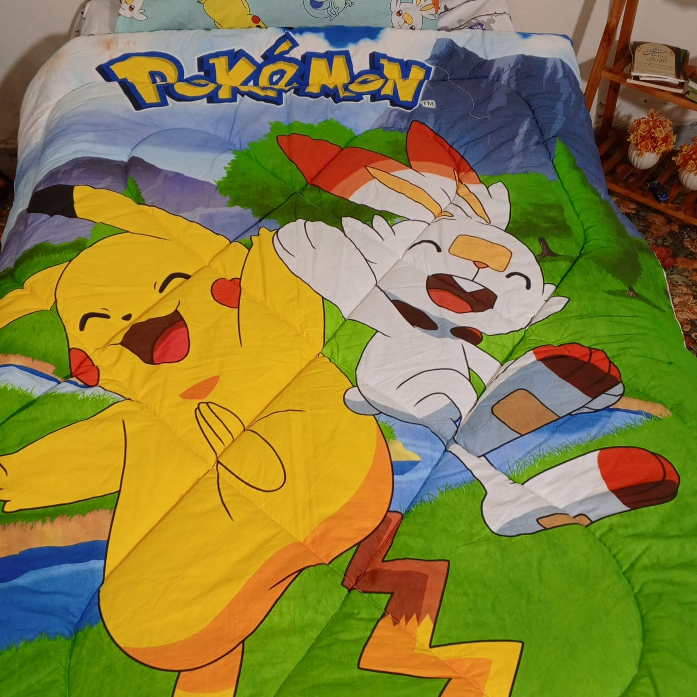 Pokémon Adventure & Comfort Quilt With Green Edition