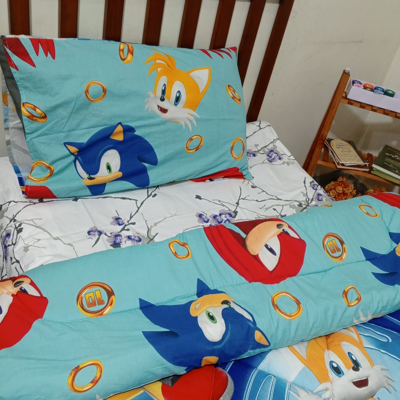 Blue Power, Big Dreams Sonic Kids Quilt Ready, set, sleep! - Elore